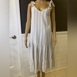 Rails ruffle midi dress size XS